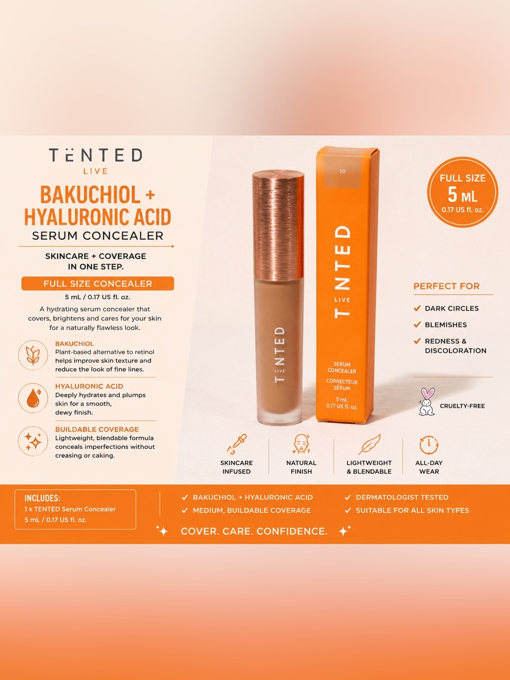 Tinted Live Serum Concealer - Warm Tan (10)